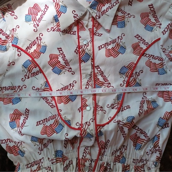 Western Americana patriot dress medium - Picture 9 of 9
